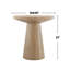 Table de bout ronde avec base piédestal-2047211032