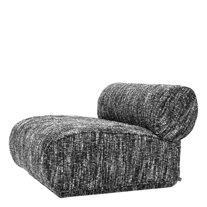Urbano Side Chair, Boucle Sonata Black Polyester Blend