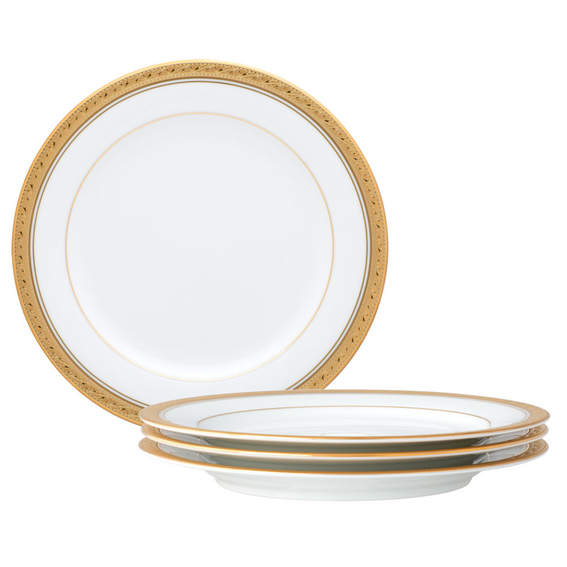 Noritake Crestwood Salad Plates, 8-1/4", Gold