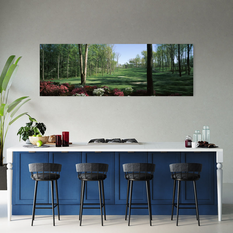 Trees in a golf course Augustine Golf Club Stafford Virginia USA 1 Piece Wrapped Canvas Panoramic Wall Art