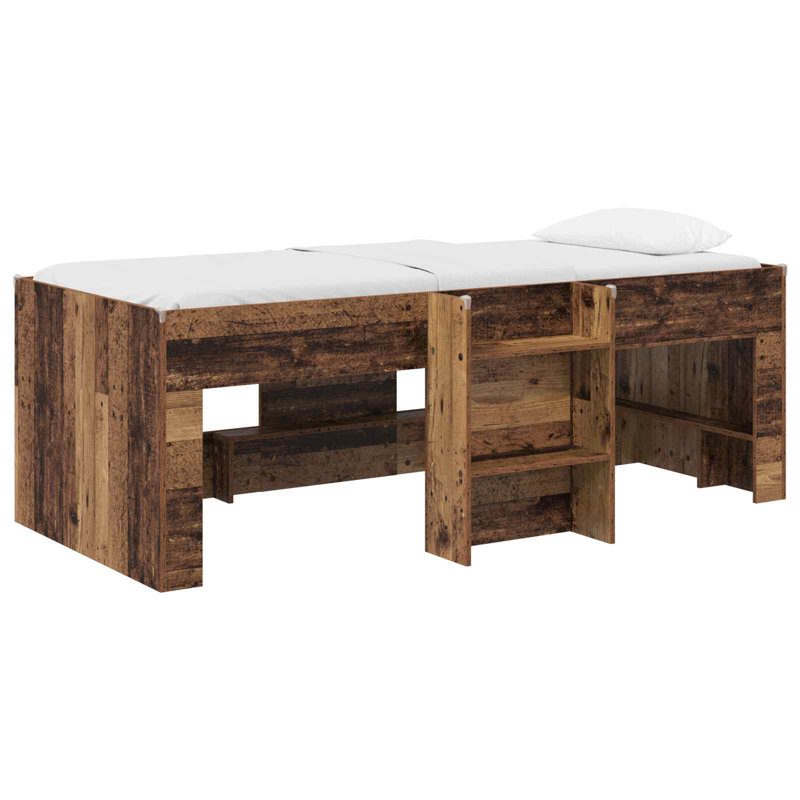 High Sleepers, European Single (90 x 200 cm), Old Wood