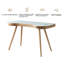 Emil Glass Solid Wood Executive Desk
