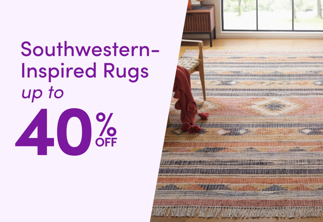 Southwestern–Inspired Rugs on Sale