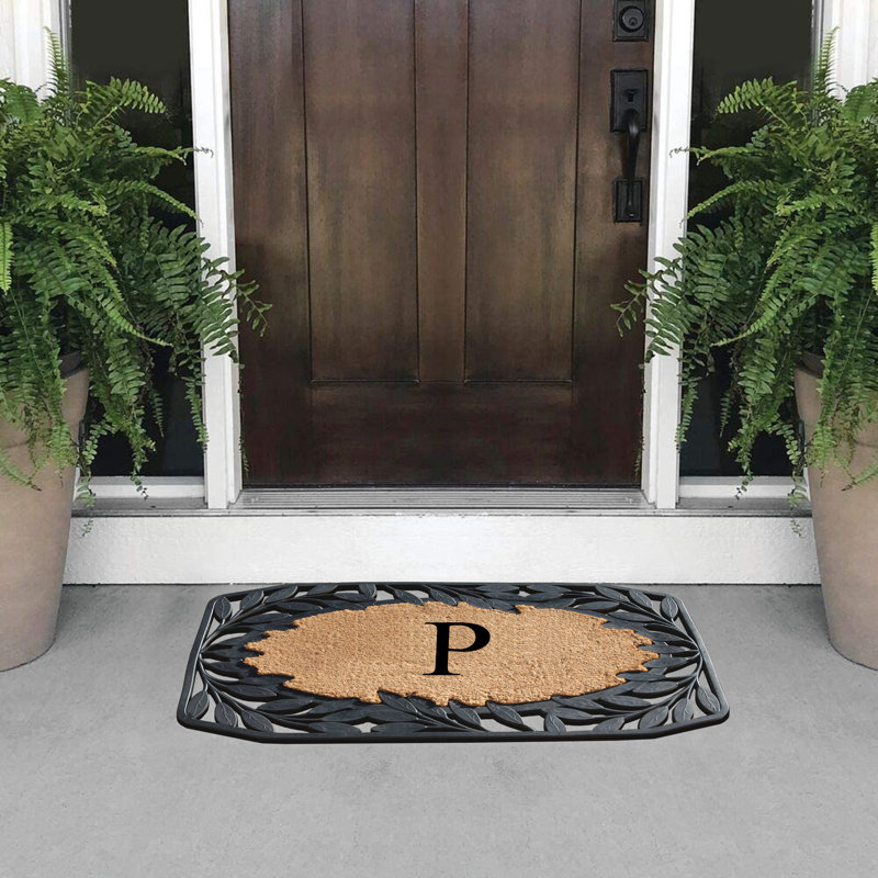 Tapis d'extérieur antidérapant 38 po x 23 po Tijan, P