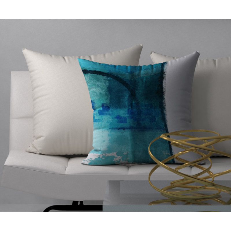 Reversible Throw Pillow, 24" x 24"