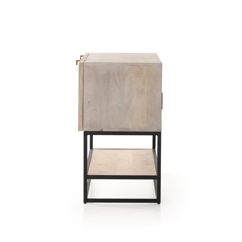 Kelby 56'' W Solid Wood Console Table, Natural