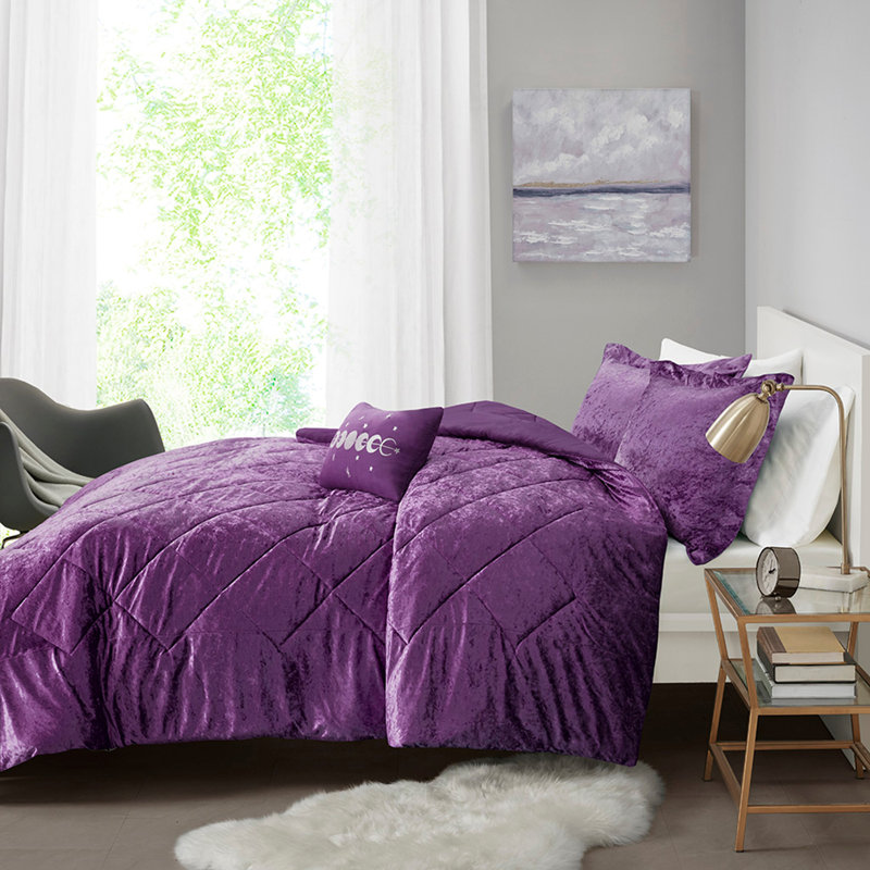 Ensemble d'édredon avec coussin décoratif