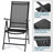 Metal Outdoor Dining Reclining Armchair
