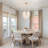 Coastal 5-Light Gold Seashell Chandelier With Capiz Shells for Living Room & Foyer