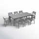 Morje 86.5'' Rectangular 8 - Person Outdoor Dining Set with Sunbrella Cushions