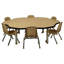 Table d'activité Flower T-Mould avec pieds minuscules réglables-109512132-109512137