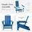 Ratcliff All-Weather HDPE Adirondack Chair-659335431