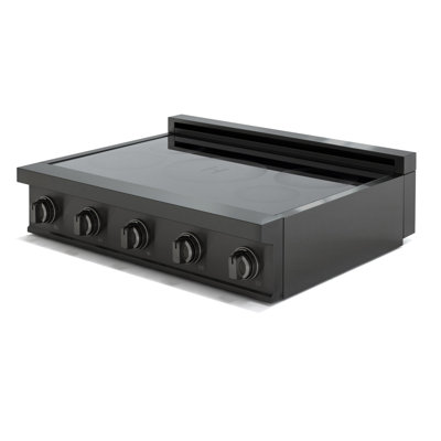 36″ Induction Range CookTop — Black Stainless Steel, With a Lifetime Warranty by Induction Hardware