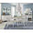 Extendable Rectangular Dining Table With 6 Arm Chairs And Sideboard-456993902