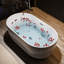 Baignoire de trempage autoportante en acrylique 59 po. X 31,5 po.