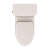 TOTO Glaston 1G Two-Piece Elongated 1.0 GPF WASHLET+ and Auto Flush Ready Universal Height Toilet with CEFIONTECT and SS124 SoftClose Seat, Bone - MS472124CUFG#03-123827002