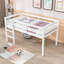 Lit mezzanine simple en bois-657631528