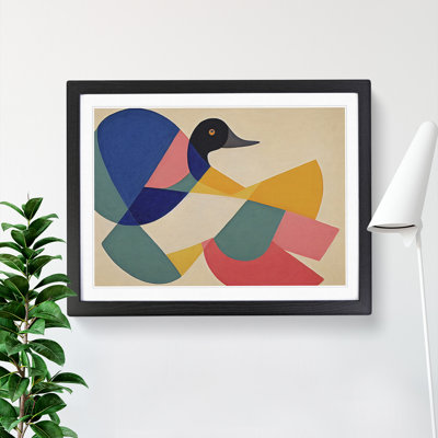 Inspirational Abstract Duck - Single Picture Frame Print