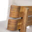 Fauteuil club d'extérieur en bois d'acacia avec coussins et lattes Kaelin-126042933