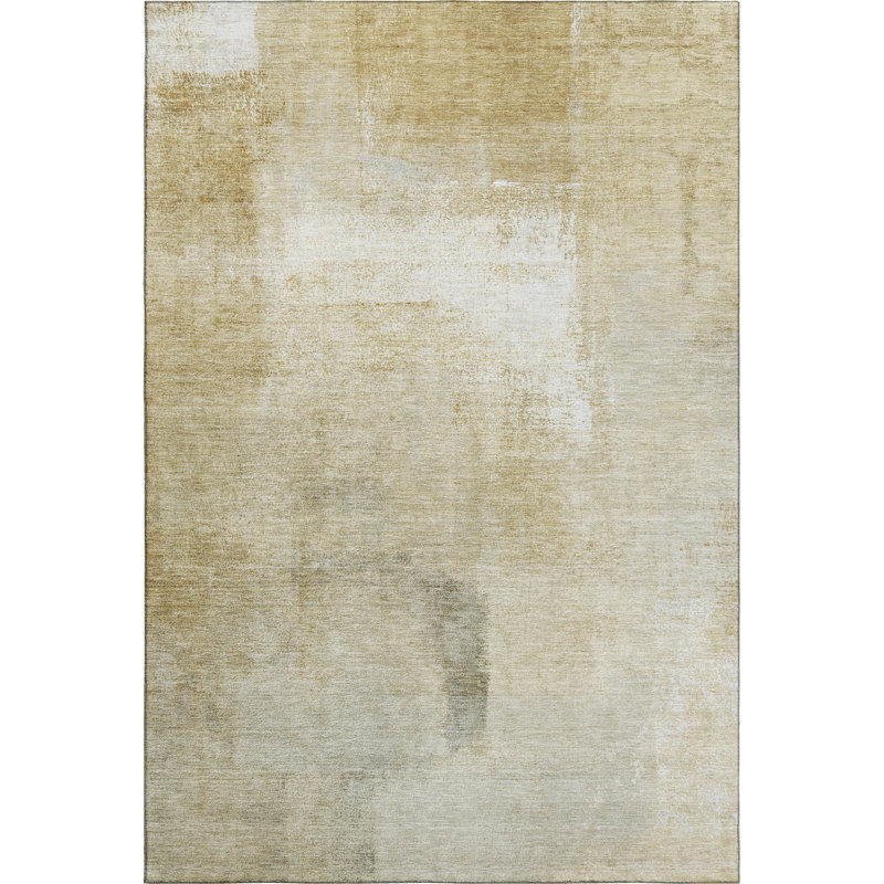 Premium Machine Washable Alijah AMF1276 Stripes Rug, Rectangle 3' x 5'