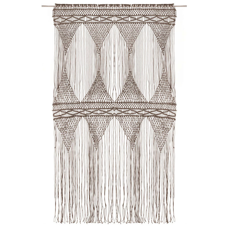 Lasseter Sheer Curtain Single Panel, Taupe