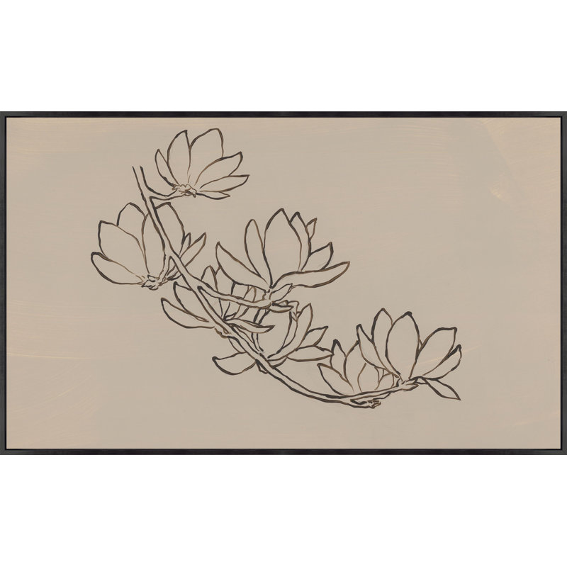 «Magnolias In Line III» par Sam Nash, H 37,5 po x l 61,5 po