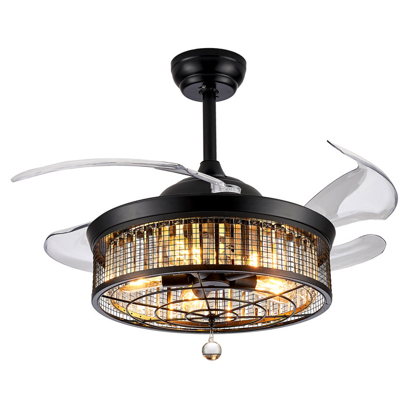 Ventilateur de plafond 42 po avec lumière Jailin