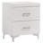 White 2-Drawer Nightstand