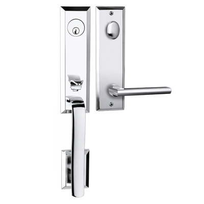 Bravura 971-839 Active Austin Handleset with Delray Lever in Satin Nickel - R