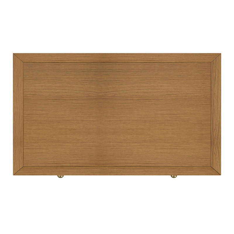 Nora 30 in. W Wood 1 Drawer Wide Nightstand with Shelf, Natural