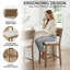 Tabouret de comptoir rembourré à la main de 21 po Atalissa-130666714