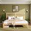 Lit très grand Boho - tête de lit en rotin tissé et tiroirs de rangement sous le lit?-865690490