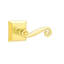 Scroll Privacy (Bed & Bath) Door Lever with Square Rosette-1658456856-1658456835