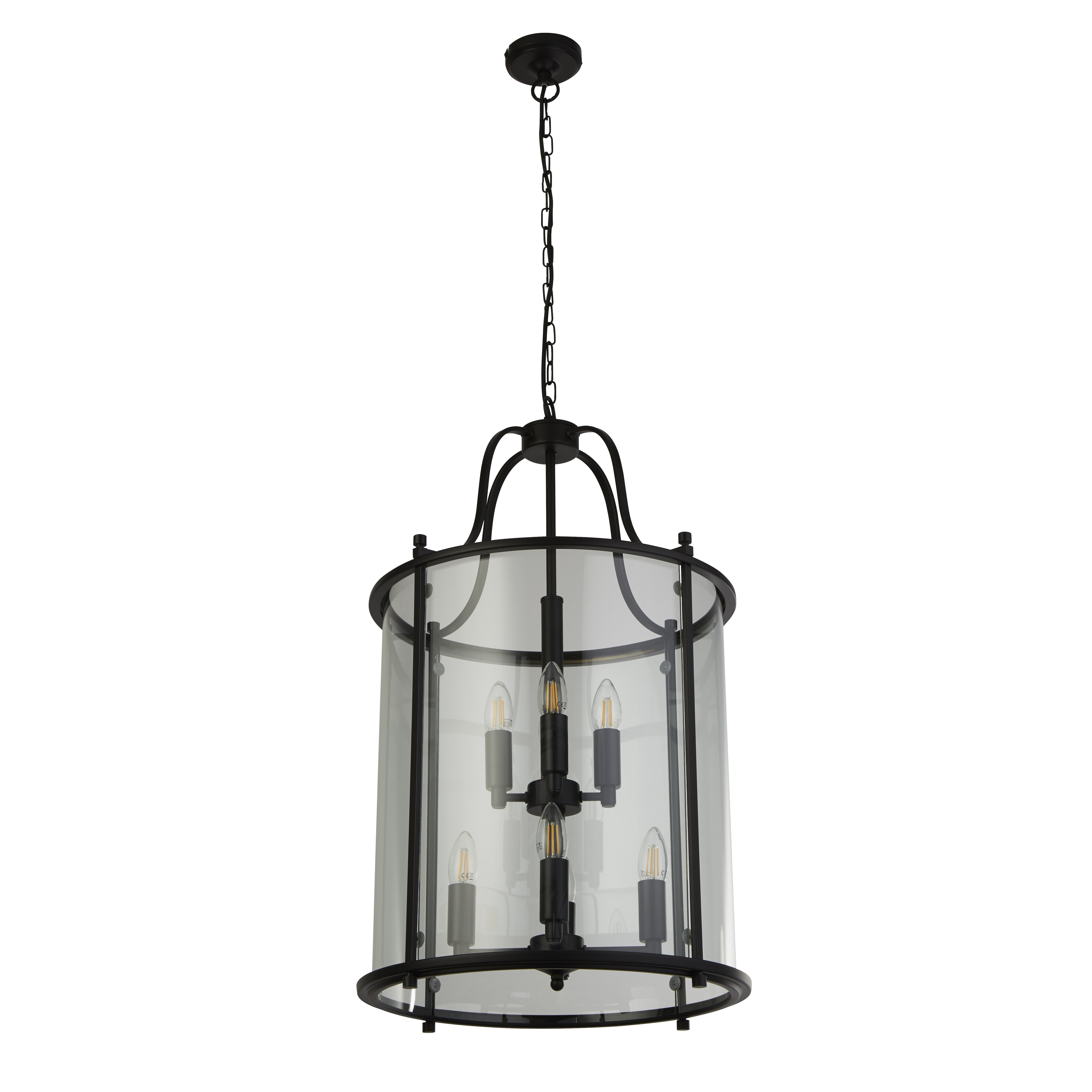 8 light store lantern chandelier