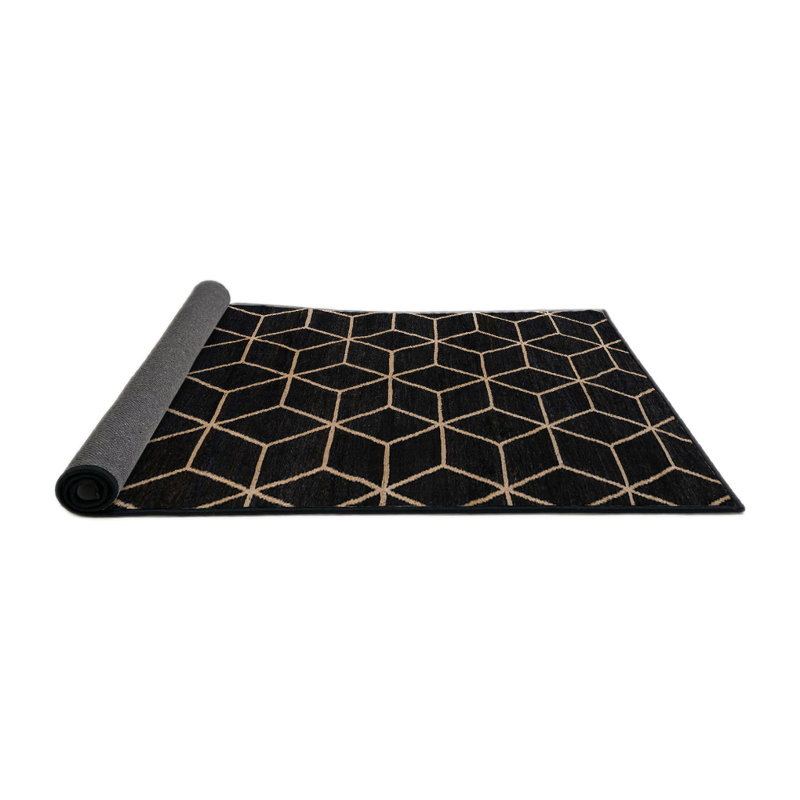Tapis abstrait moderne 5070, Rond 8 pi