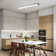 1 - Light 39.37" LED Dimmable Crystal Flush Mount