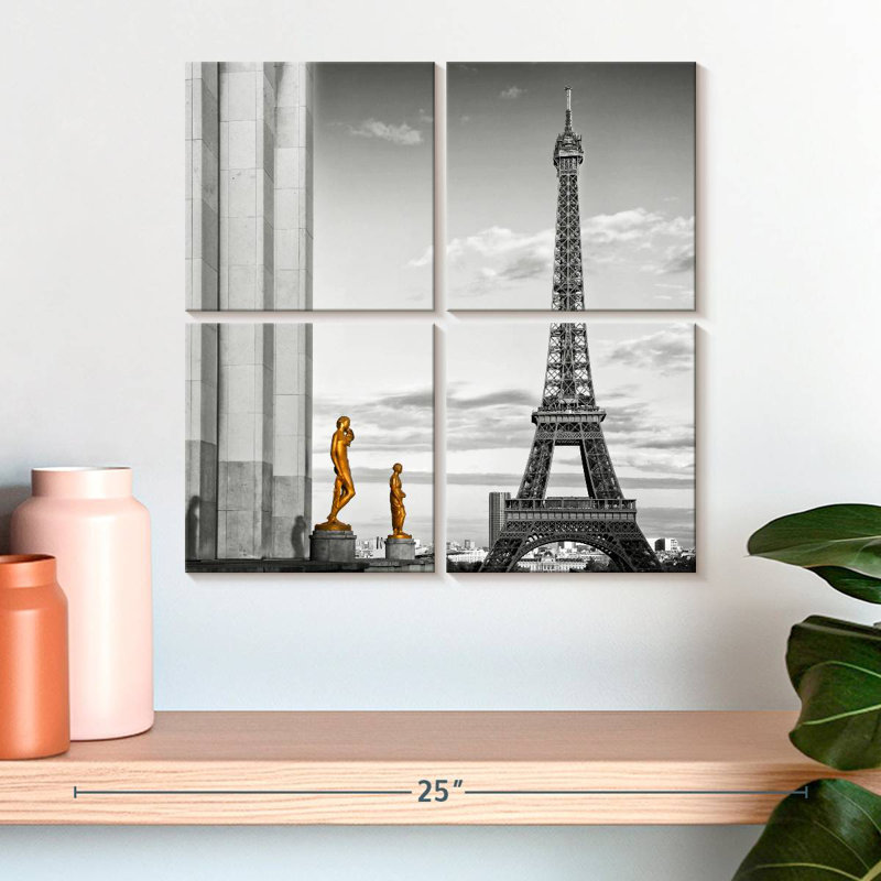 Lilie Eiffel Tower View, 18'' H x 18'' W