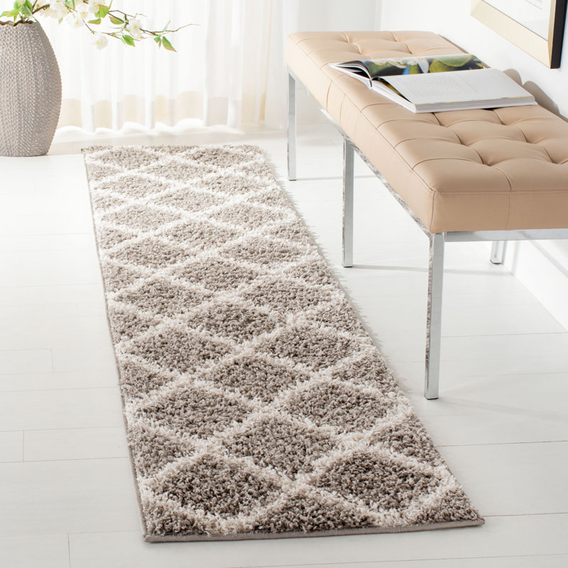 Darrol Performance Geometric Rug, Ultra Plush 2", Runner 2'3" x 22'