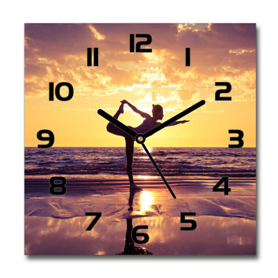 Hareena Glass Wall Clock