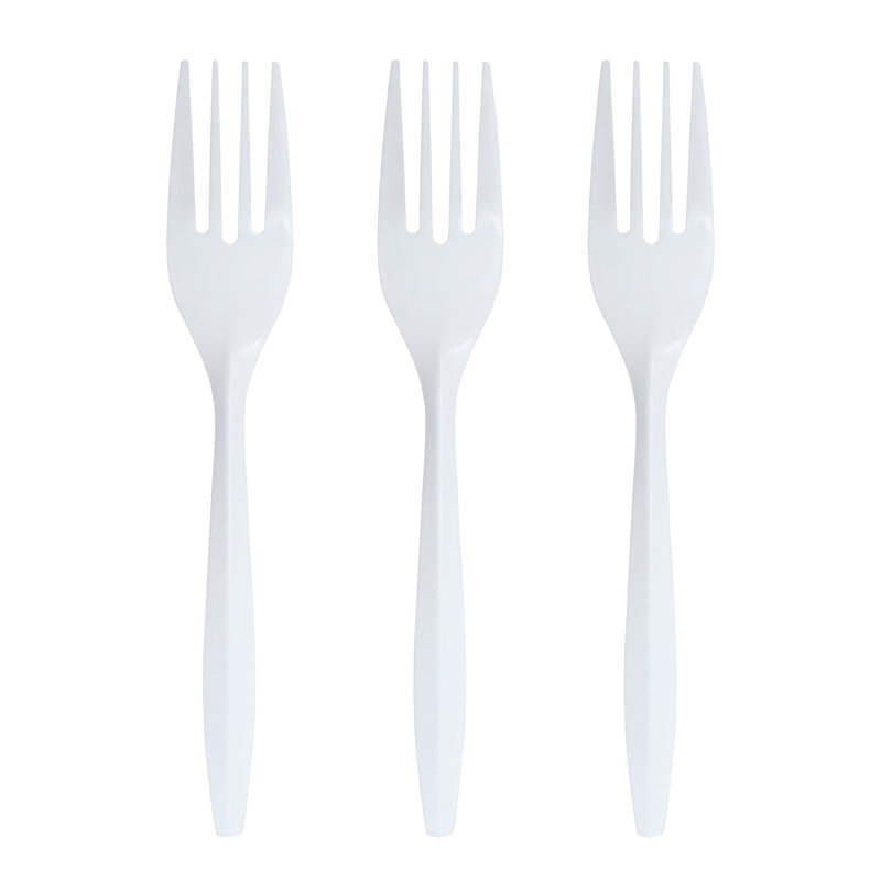 Medium Weight Disposable Plastic Forks - 4000 Forks