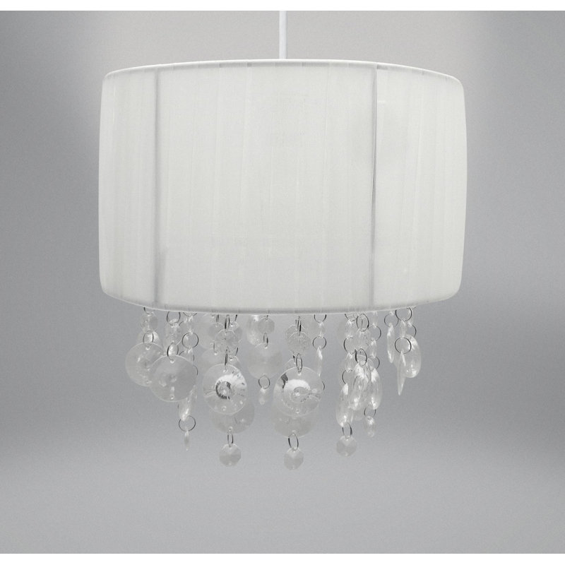 24cm H Metal ( Screw On ) in White