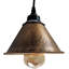 3 - Light Brushed Copper Cone Pendant-1815045382