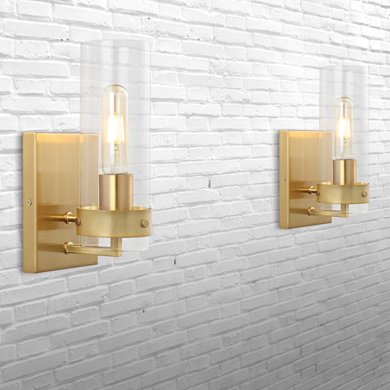 Nicoletti Iron Armed Sconce, Brass Gold