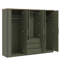 6 Door 3 Drawer Wardrobe with Mirror-2109699270