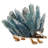 Decorative Object Stone And Metal Crystal Accents Animal Shape For Home Office Bedroom Living Room - 2" Blue