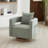 Davidanthony Upholstered Swivel Barrel Chair-875390098