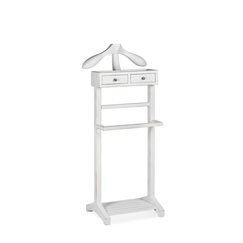 Solid Wood Freestanding Valet Stand