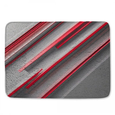 Tapis de bain Red Red Lines