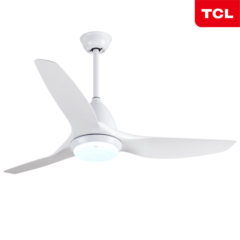 Ventilateur de plafond 3 pales 52 po, Blanc