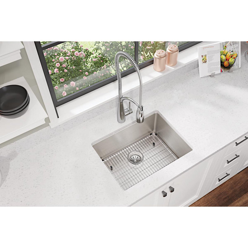 Lustertone Iconix 24" L x 18" W Undermount Kitchen Sink with Perfect Drain